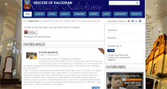 Desktop Screenshot of kalookandiocese.org